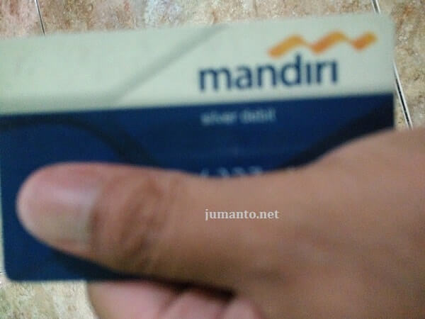 kartu debit mandiri untuk belanja online
