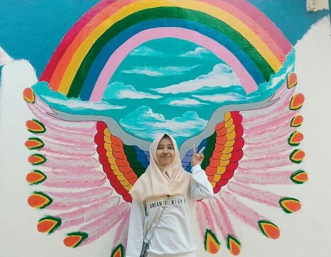 gambar kampung warna
