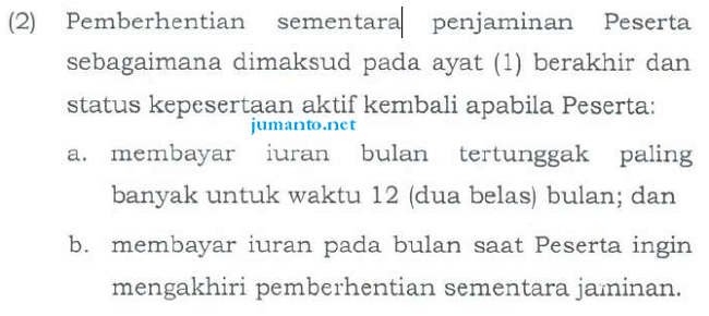 tunggakan bpjs lebih dari 1 tahun