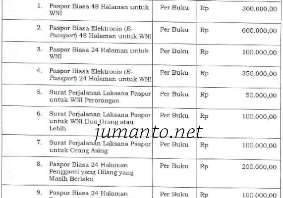 Paspor Biasa